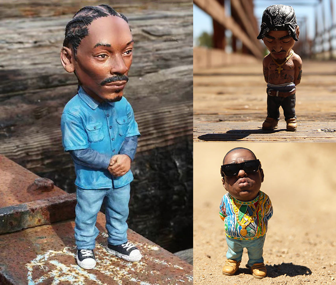 Gangster Rapper Sculpture Garden/Home Decors