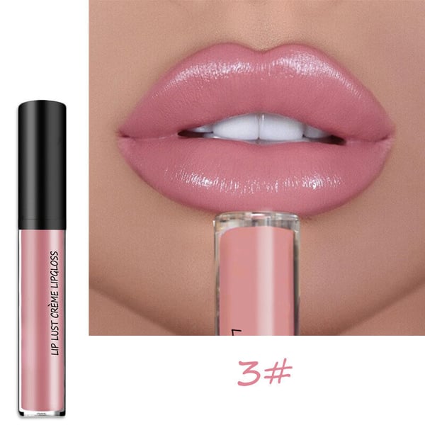 12 Color Long Lasting Moist Lip Gloss Plumper Liquid Lipstick