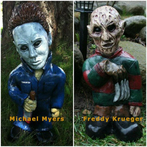 Horror Movie Garden Gnomes Killer-Great idea For Horror movie lovers🎁!