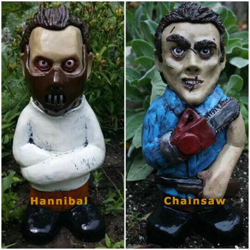 Horror Movie Garden Gnomes Killer-Great idea For Horror movie lovers🎁!