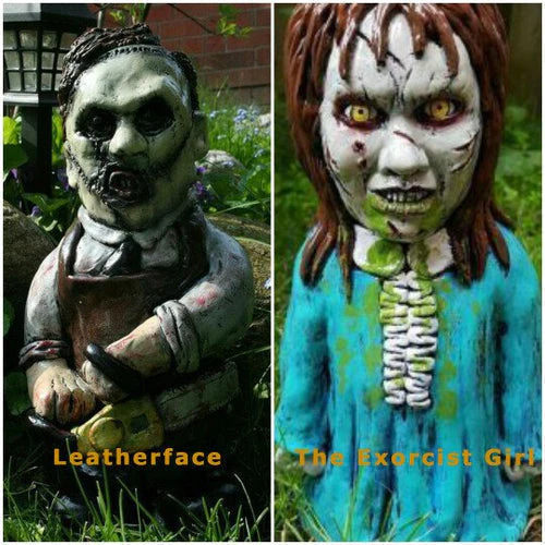Horror Movie Garden Gnomes Killer-Great idea For Horror movie lovers🎁!