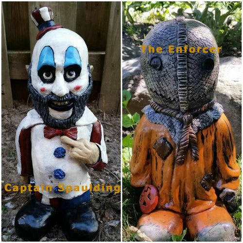 Horror Movie Garden Gnomes Killer-Great idea For Horror movie lovers🎁!