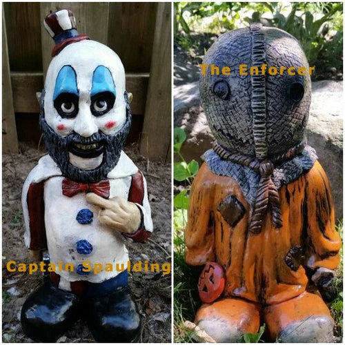 Horror Movie Garden Gnomes Killer-Great idea For Horror movie lovers🎁！