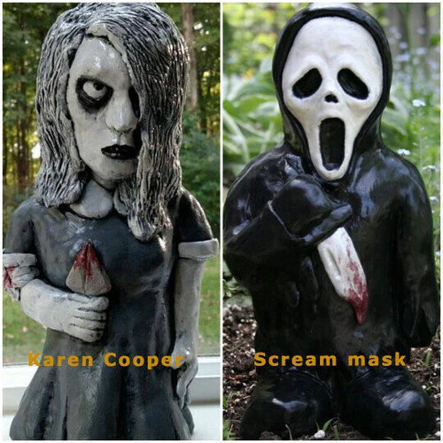 Horror Movie Garden Gnomes Killer-Great idea For Horror movie lovers🎁!