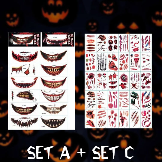 🎃Halloween Prank Makeup Temporary Tattoo🎃