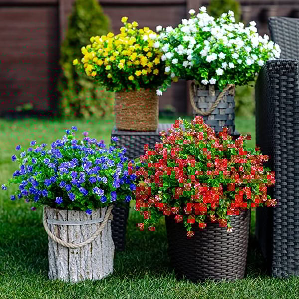 Outdoor Artificial Flowers💐(7 bundles)