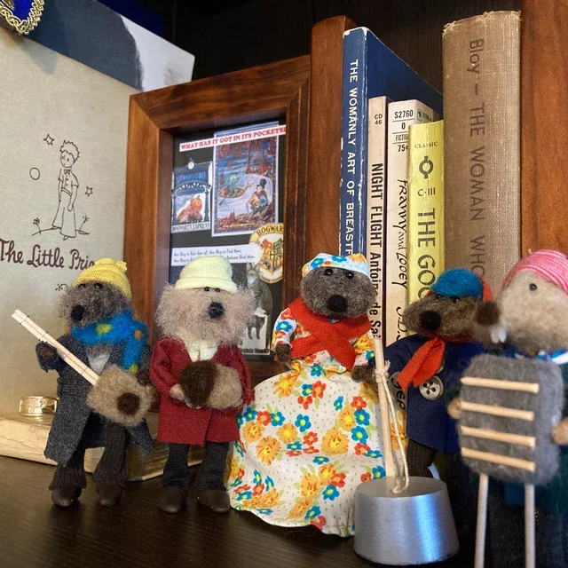 Hand-made Emmet Otter's Jug-Band Art Doll