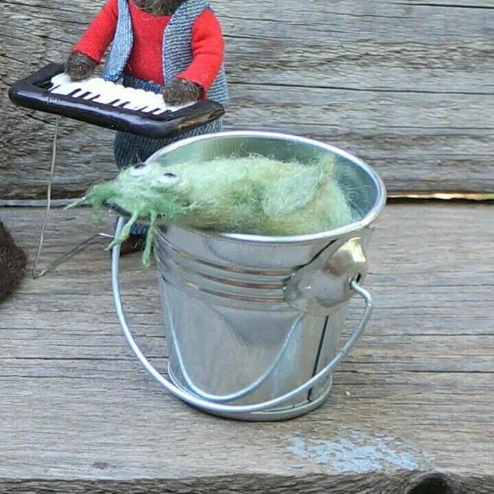 Hand-made Emmet Otter's Jug-Band Art Doll