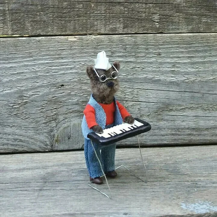 Hand-made Emmet Otter's Jug-Band Art Doll