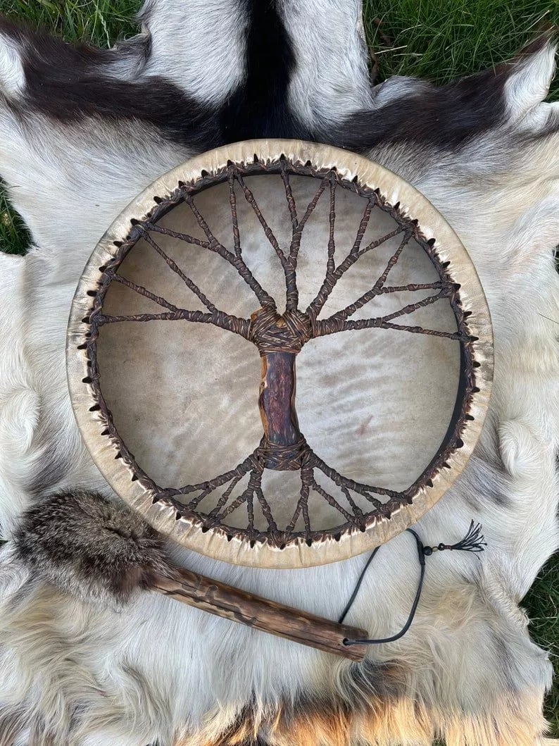 🔥Last Day 49%OFF 🔥-Shaman Drums 'Tree of life' Spirit Music