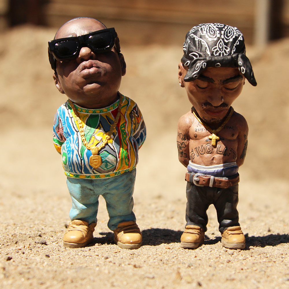 Gangster Rapper Sculpture Garden/Home Decors