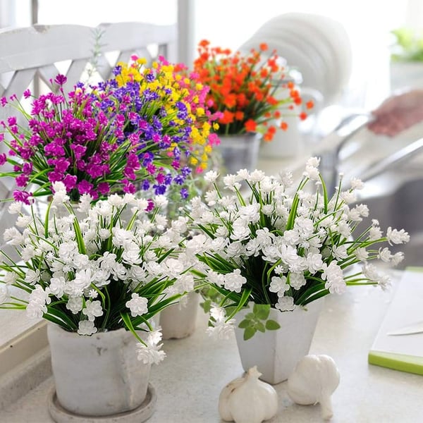 Outdoor Artificial Flowers💐(7 bundles)