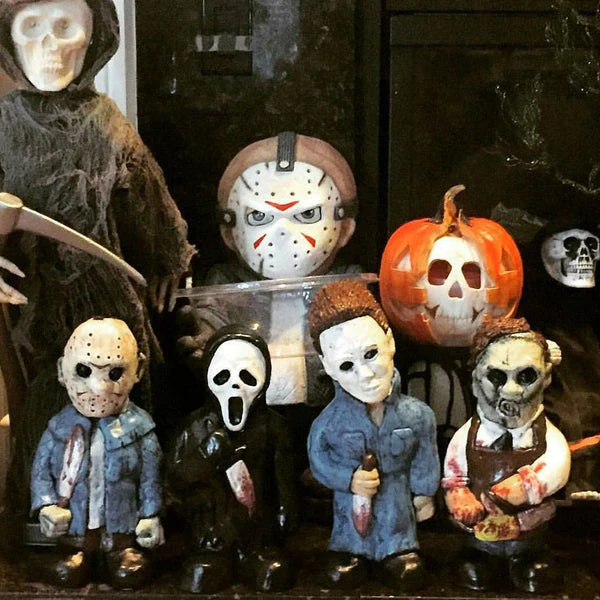 Horror Movie Garden Gnomes Killer-Great idea For Horror movie lovers🎁!