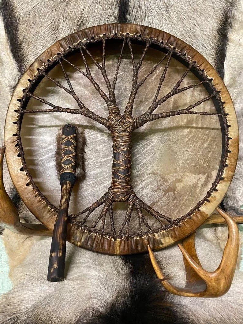 🔥Last Day 49%OFF 🔥-Shaman Drums 'Tree of life' Spirit Music