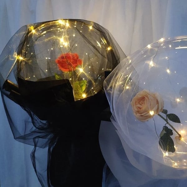 💕LED Luminous Balloon Rose Bouquet
