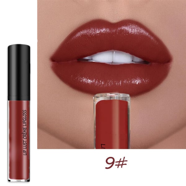 12 Color Long Lasting Moist Lip Gloss Plumper Liquid Lipstick