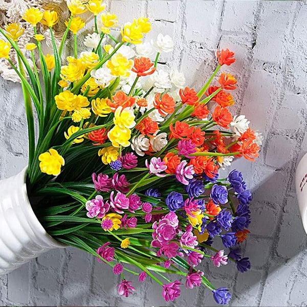 Outdoor Artificial Flowers💐(7 bundles)