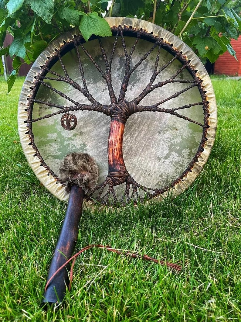 🔥Last Day 49%OFF 🔥-Shaman Drums 'Tree of life' Spirit Music