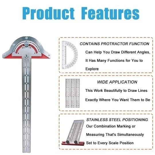 Ultra-precision woodworking scriber measuring tool📏📐