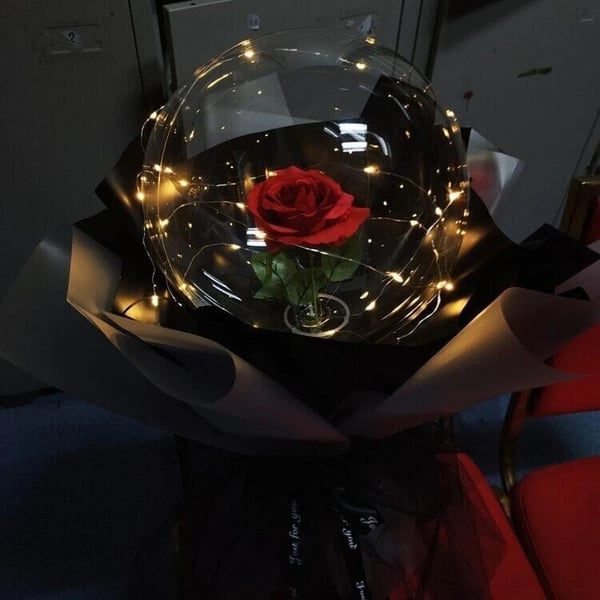 💕LED Luminous Balloon Rose Bouquet