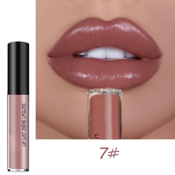 12 Color Long Lasting Moist Lip Gloss Plumper Liquid Lipstick