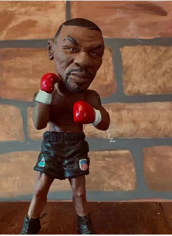 Classic Boxer Character Sculpture