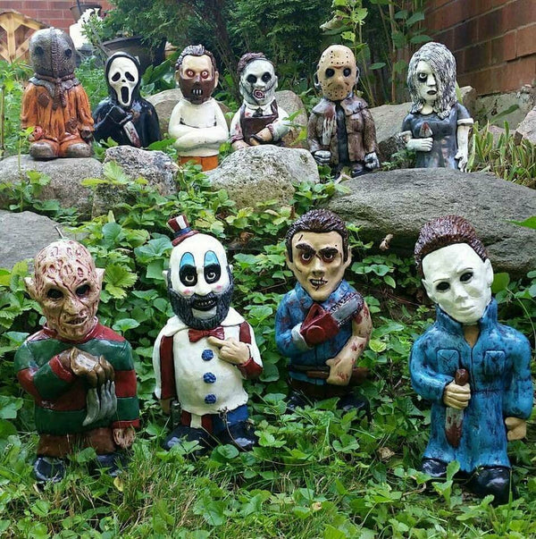Horror Movie Garden Gnomes Killer-Great idea For Horror movie lovers🎁！