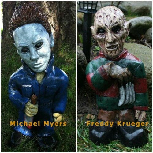 Horror Movie Garden Gnomes Killer-Great idea For Horror movie lovers🎁！