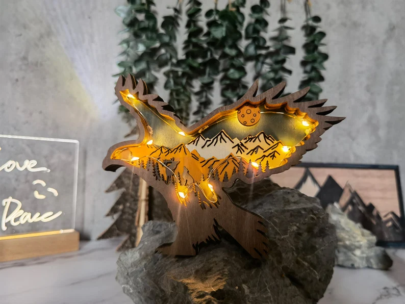 🎄3D CARVING FOREST ANIMAL GIFT