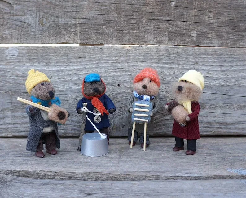 Hand-made Emmet Otter's Jug-Band Art Doll