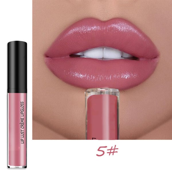 12 Color Long Lasting Moist Lip Gloss Plumper Liquid Lipstick