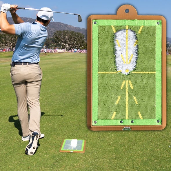 🎄Golf Training Mat for Swing Detection Batting🎁