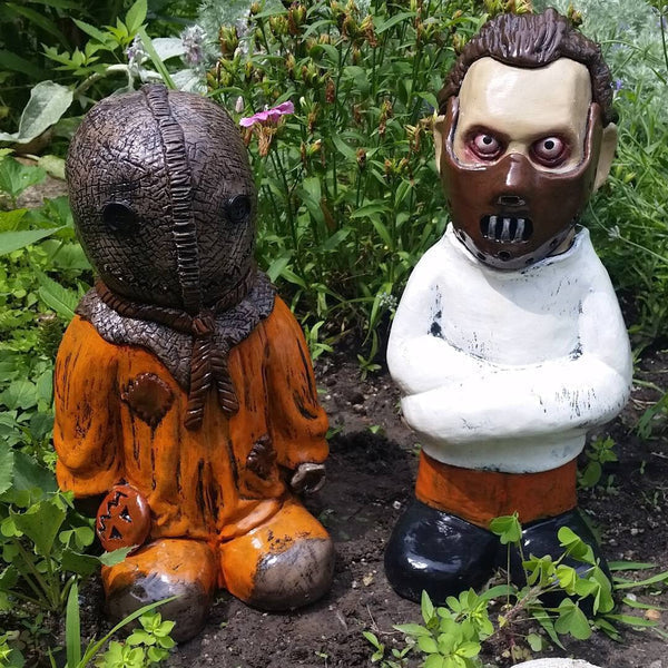 Horror Movie Garden Gnomes Killer-Great idea For Horror movie lovers🎁！