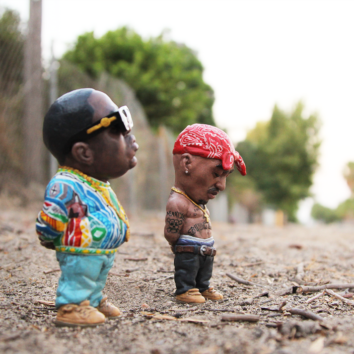 Gangster Rapper Sculpture Garden/Home Decors
