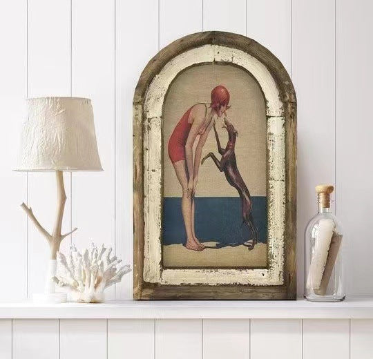 Swimming Wall Art Bathroom Decor